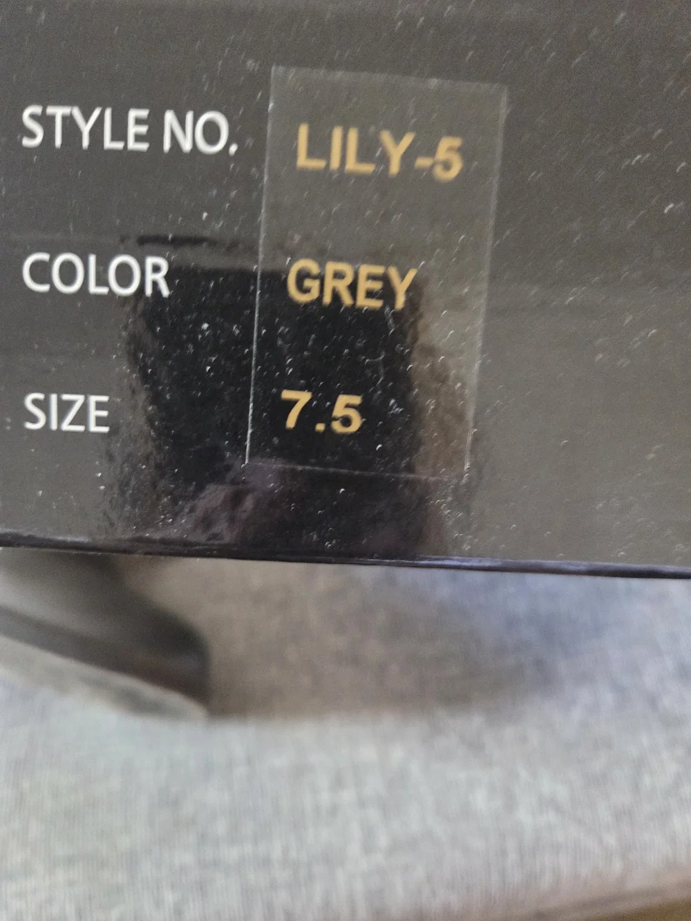 Machi Lily-5 Womens Gray Over-the-Knee Boots Size 7.5
